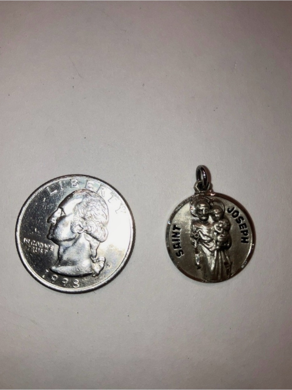 Saint Joseph Creed Sterling Silver Medal - Picture 3 of 5